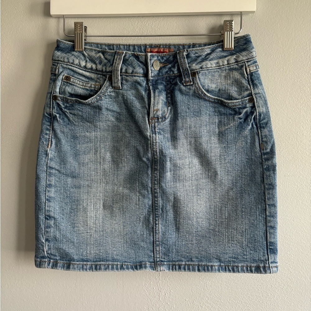 Y2K no boundaries denim skirt 3